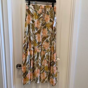 Rip Curl Hawaiian print maxi skirt